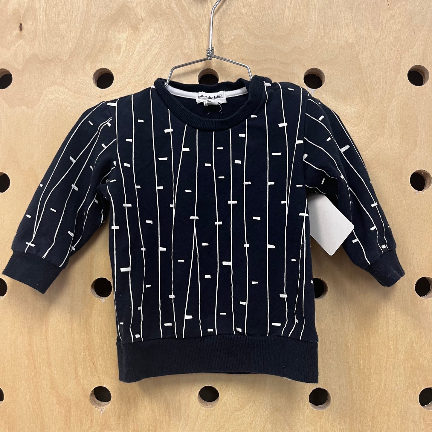 Navy & White Sweatshirt