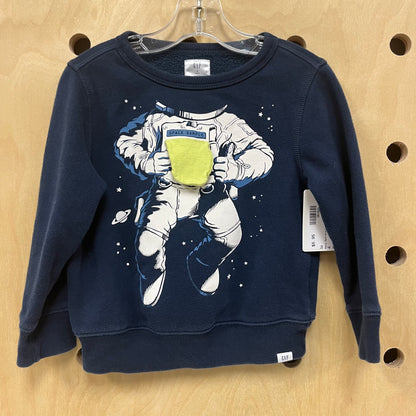 Navy Astronaut Pullover