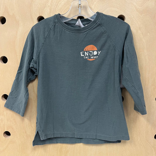 Enjoy the Way Grey Long Sleeve