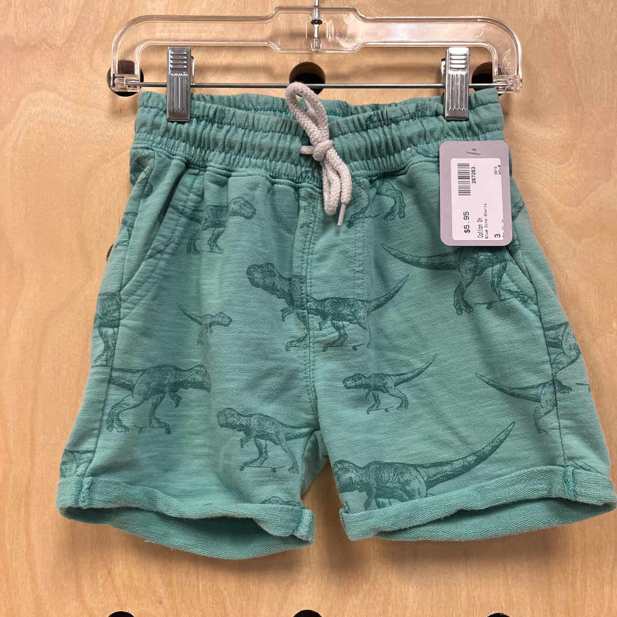 Blue Dino Shorts