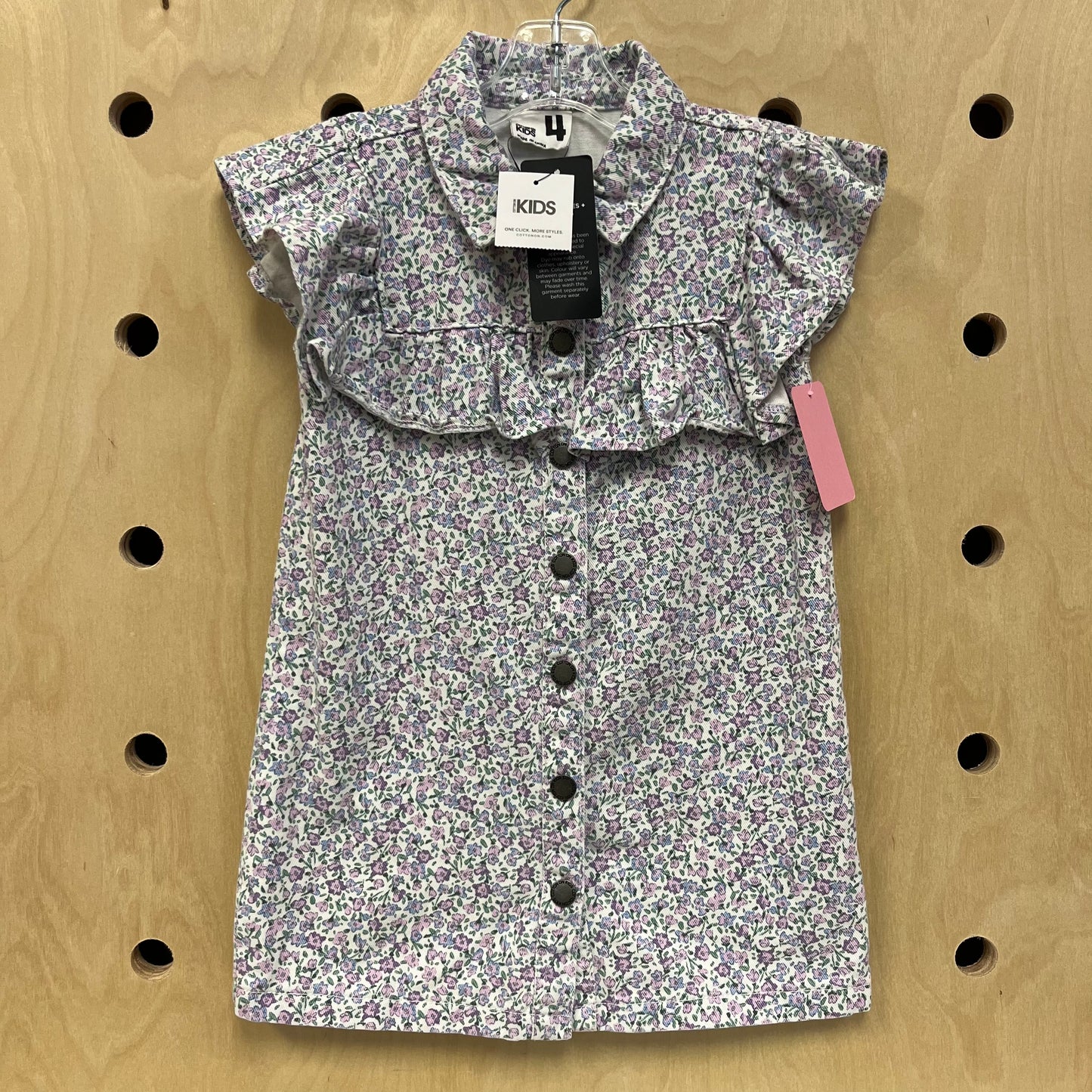 Floral Denim Dress NEW!