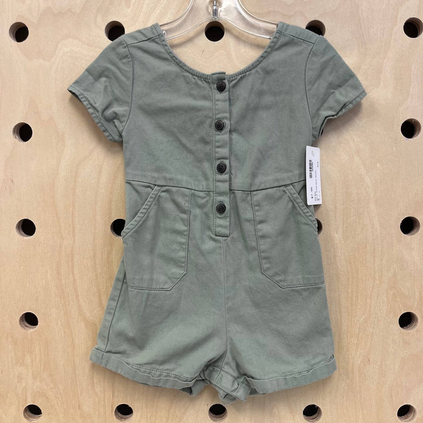 Olive Scoop-Neck Romper