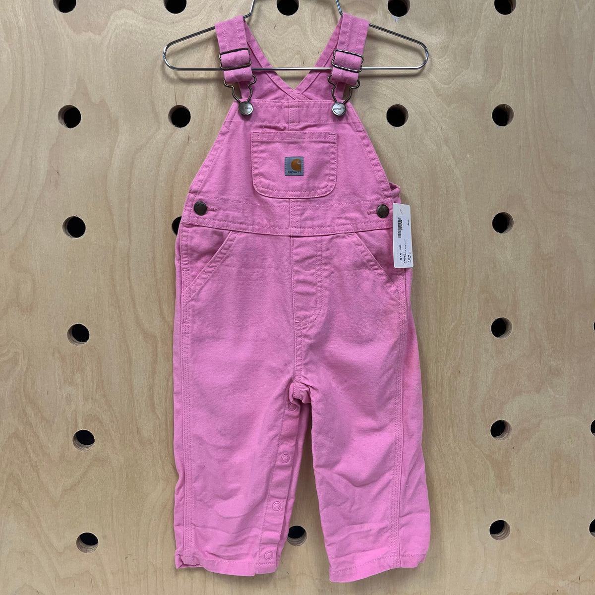 Pink Denim Overalls