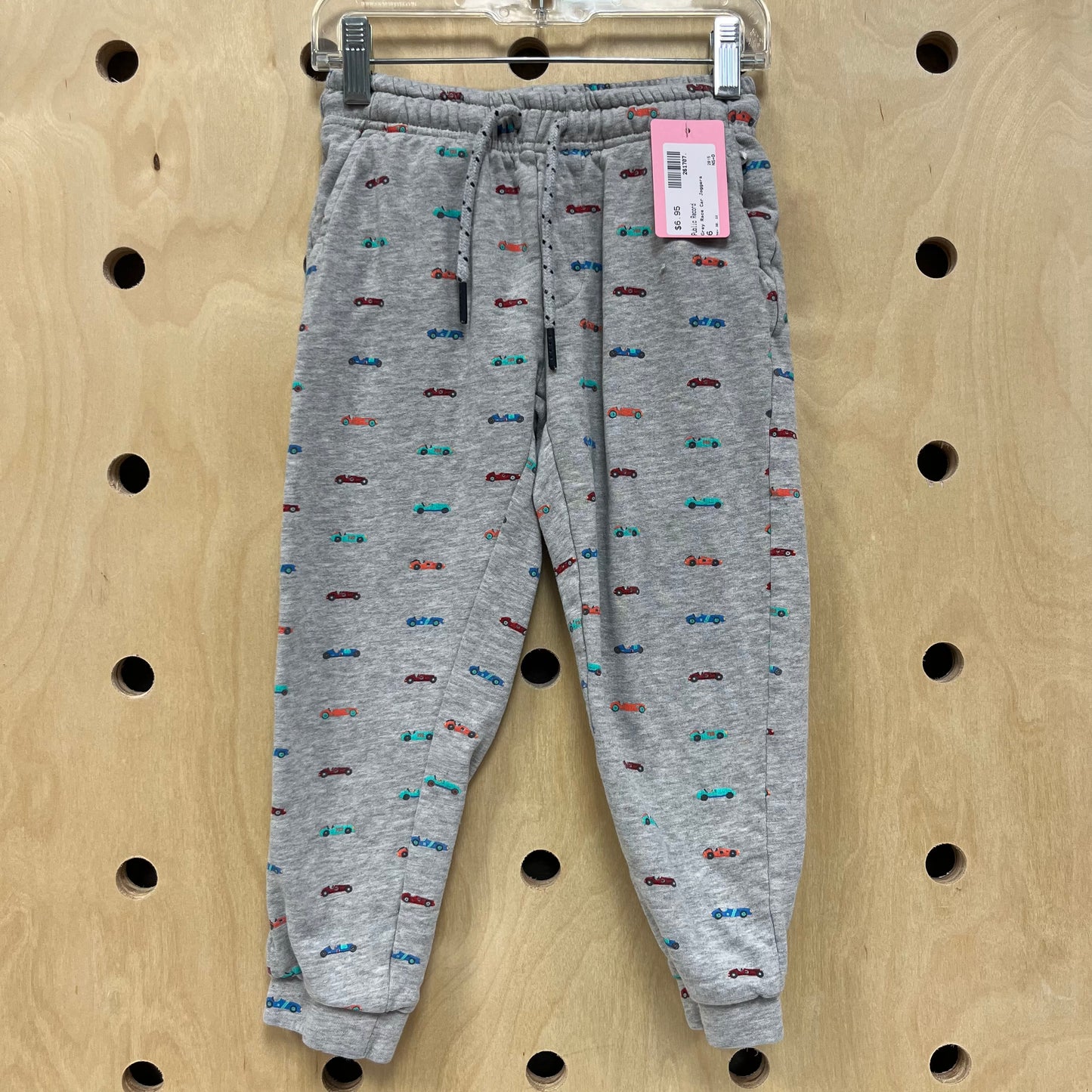 Grey Race Car Joggers