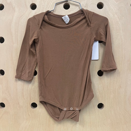 Brown Bamboo Bodysuit