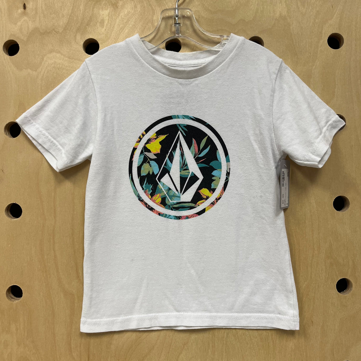 White Tropical Logo Tee