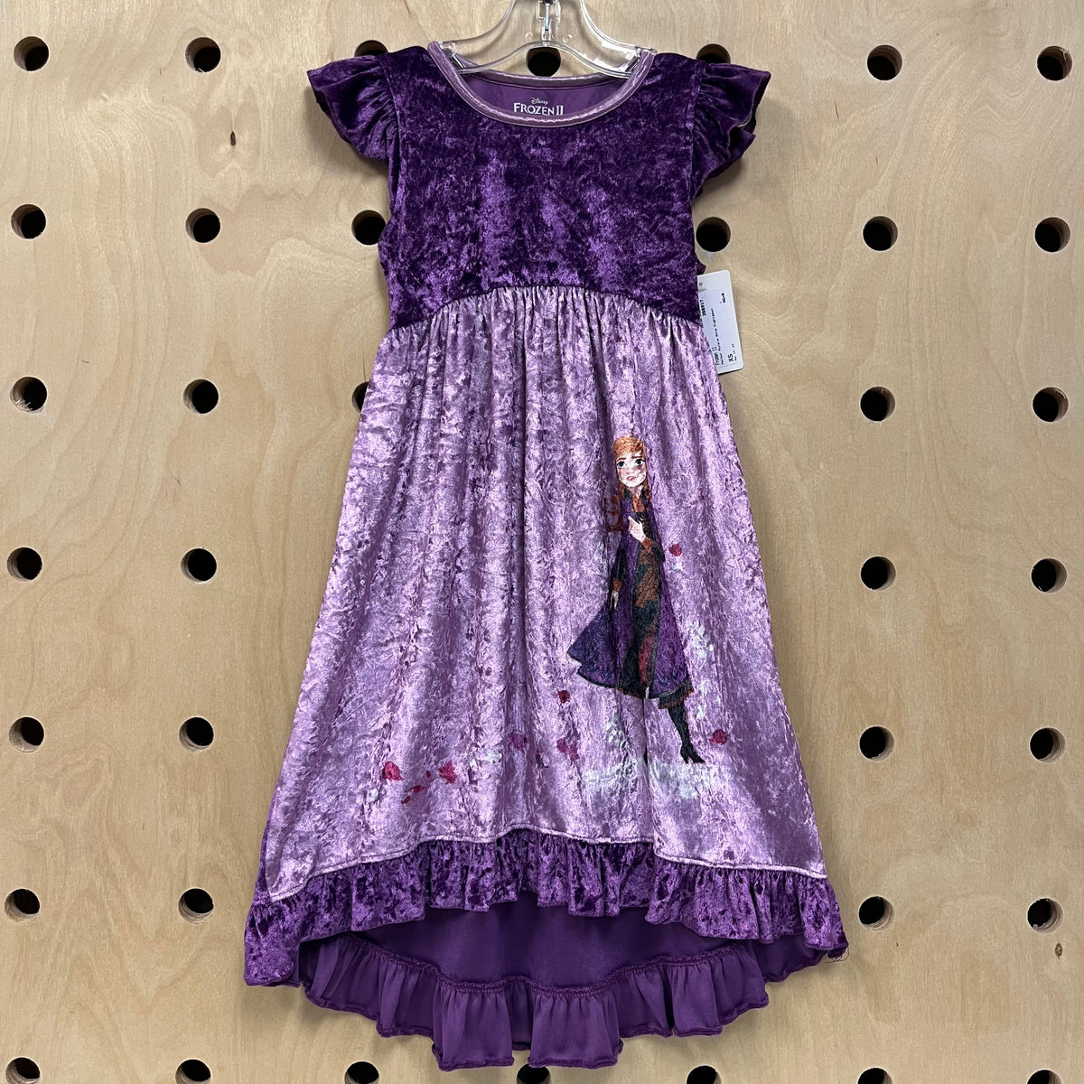 Velour Purple Anna Nightgown