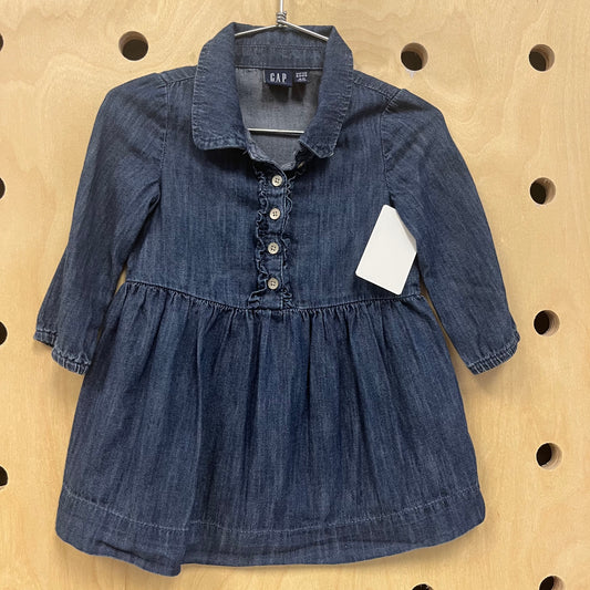 Denim Long Sleeve Dress