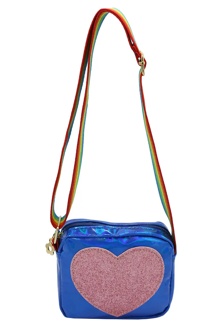 Blue Heart Purse