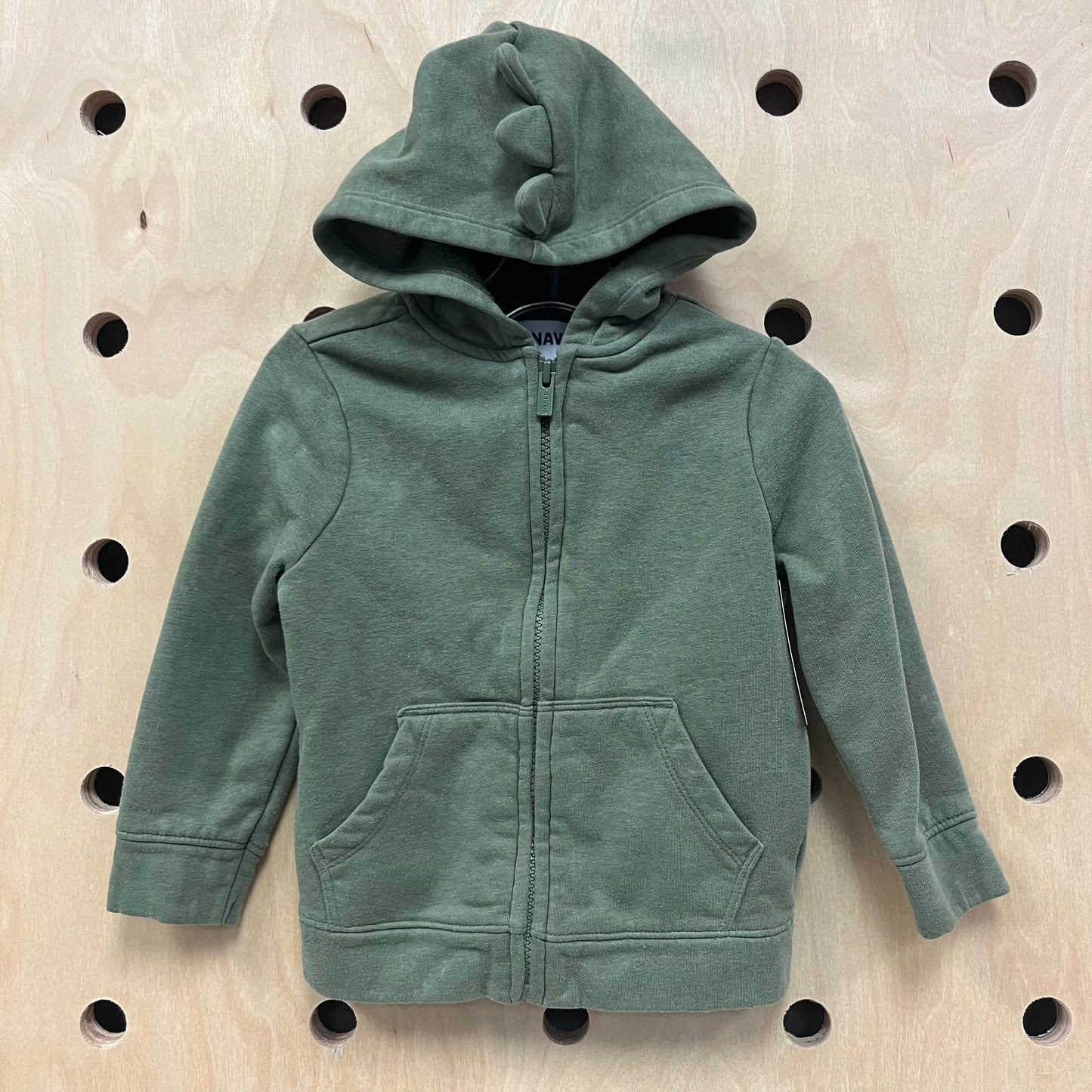 Green Zip Hoodie