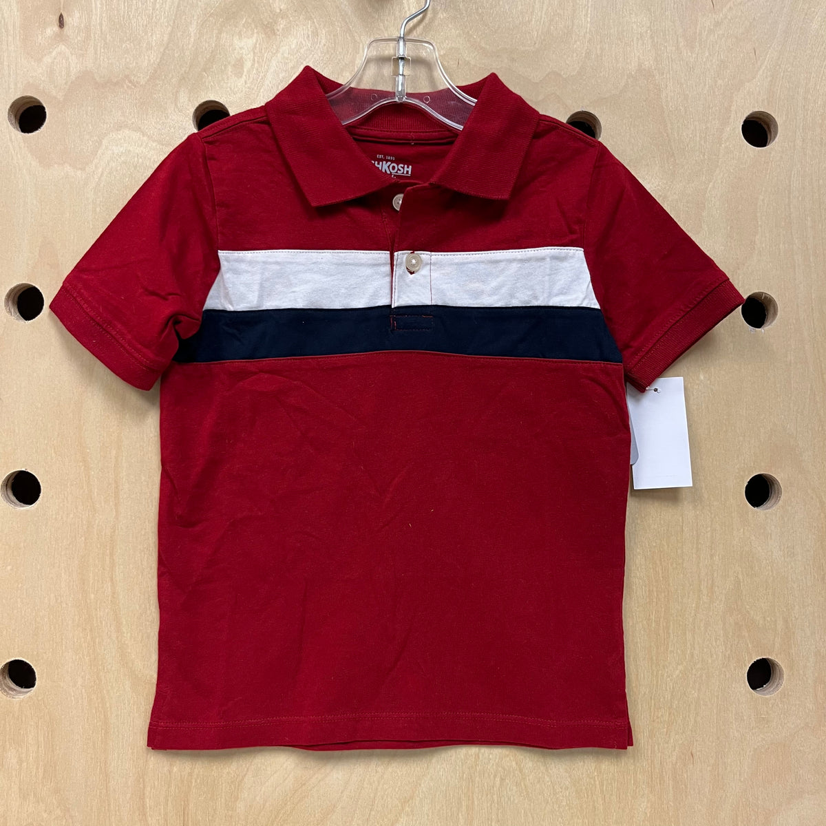 Red & Blue Short Sleeve Polo NEW!