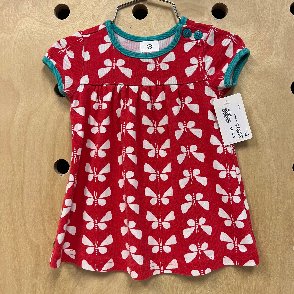 Red & Blue Butterfly Dress