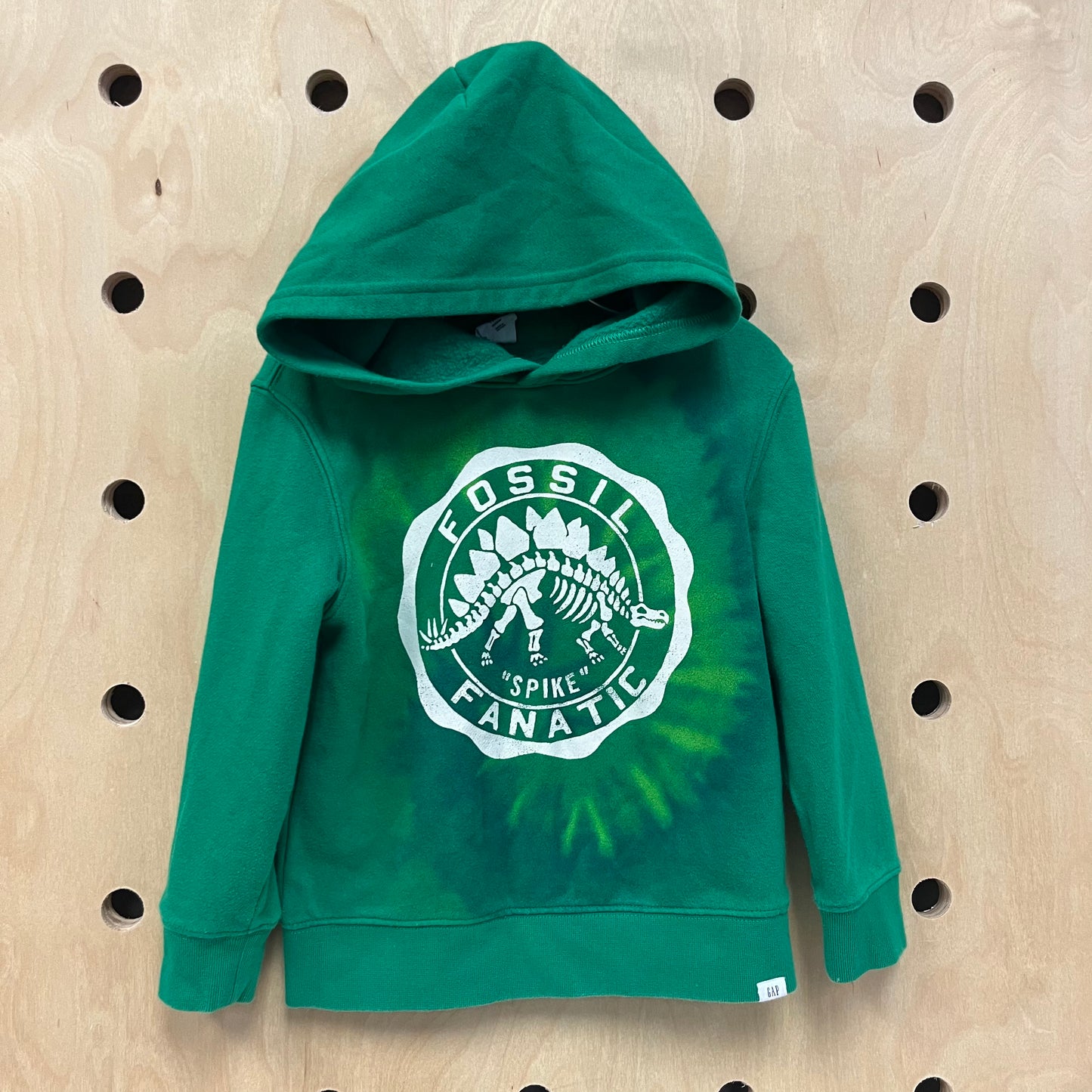 Green Tie Dye Fossil Hoodie