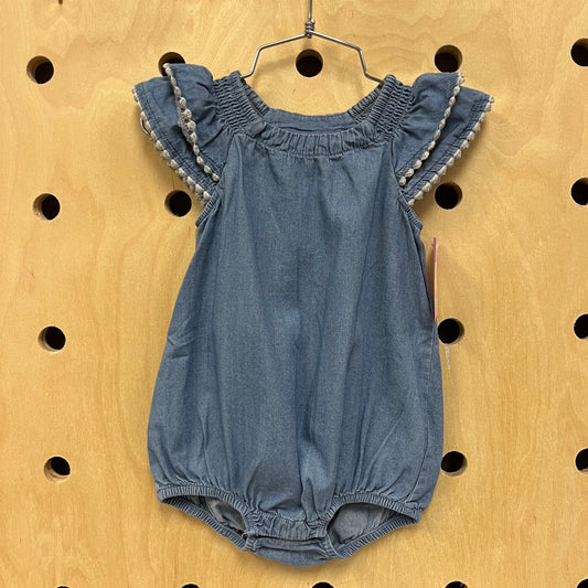 Denim Romper