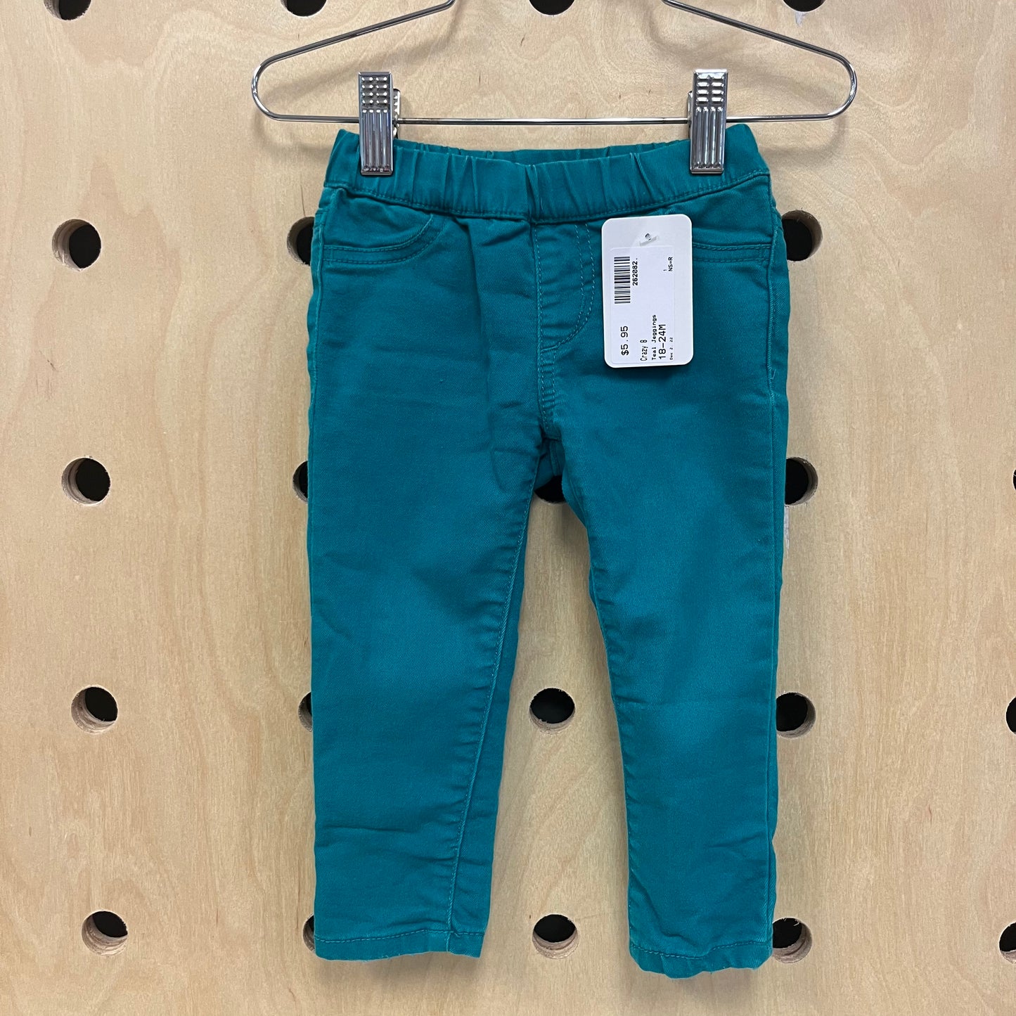 Teal Jeggings