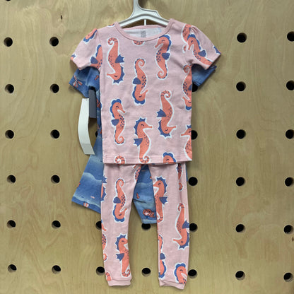 Seahorse & Mermaid Pajamas Set NEW!