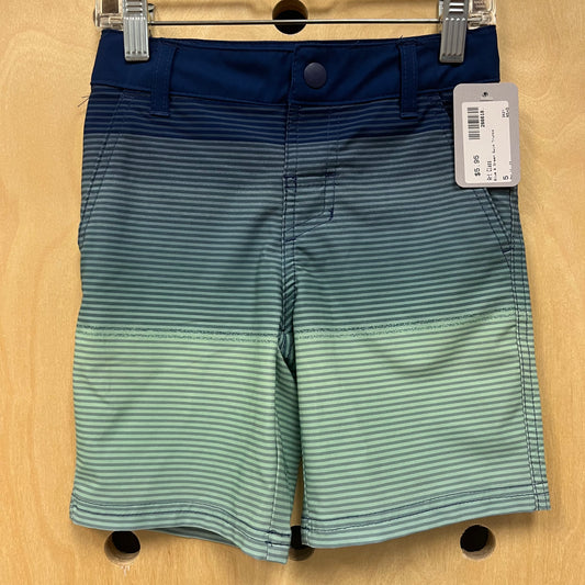 Blue & Green Swim Trunks