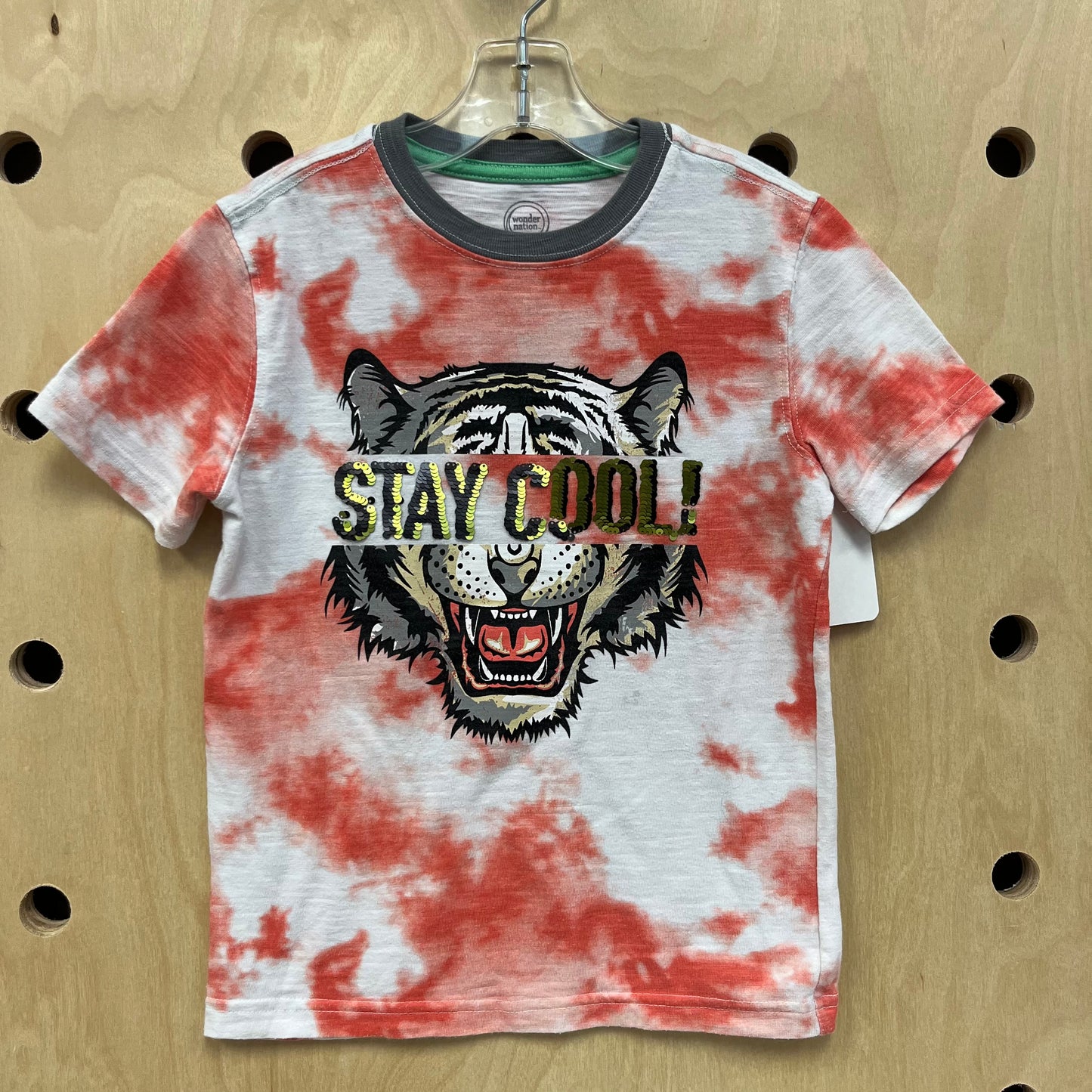 Stay Cool Sequin Tiger Tee