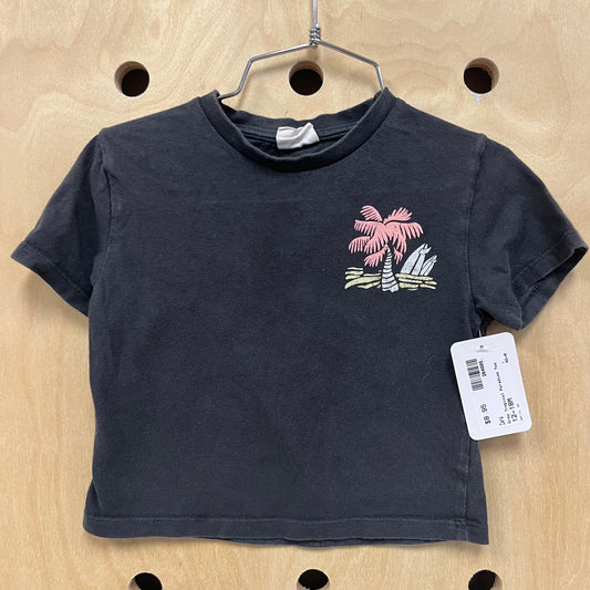 Grey Tropical Paradise Tee