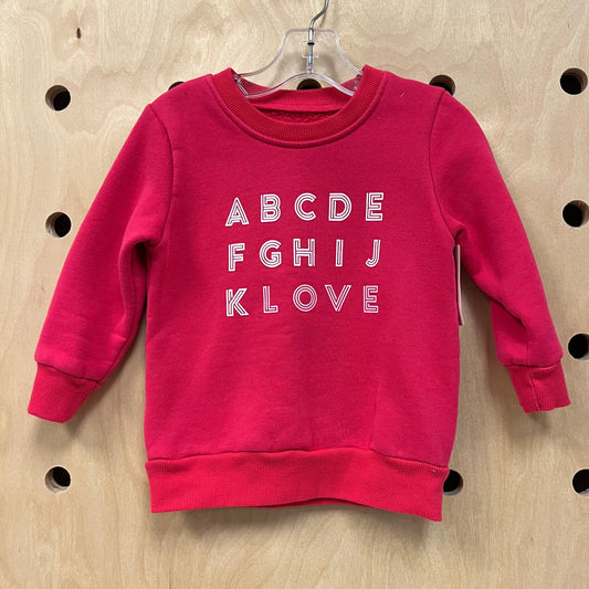 Alphabet LOVE Sweatshirt