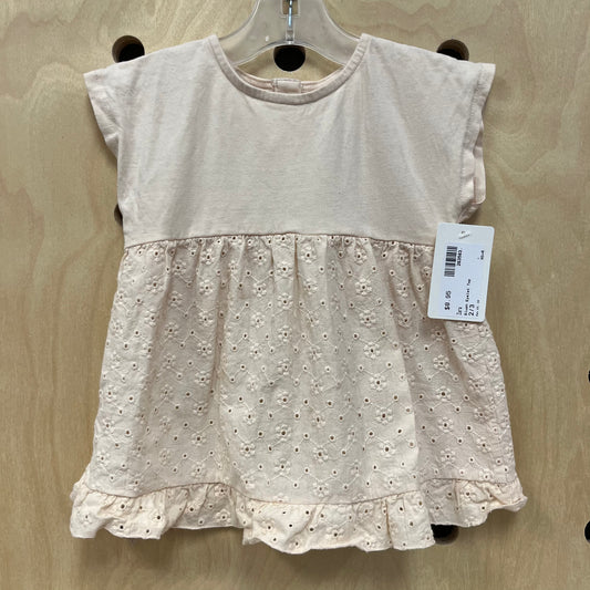 Blush Eyelet Top