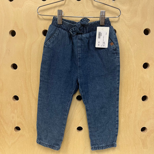 Lined High Waist Denim