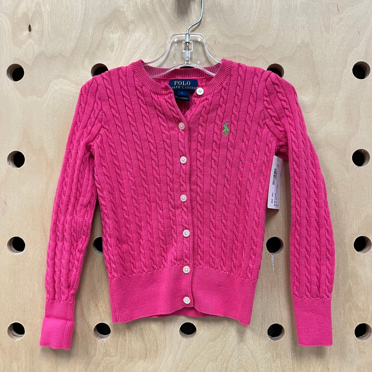 Pink Knit Cardigan