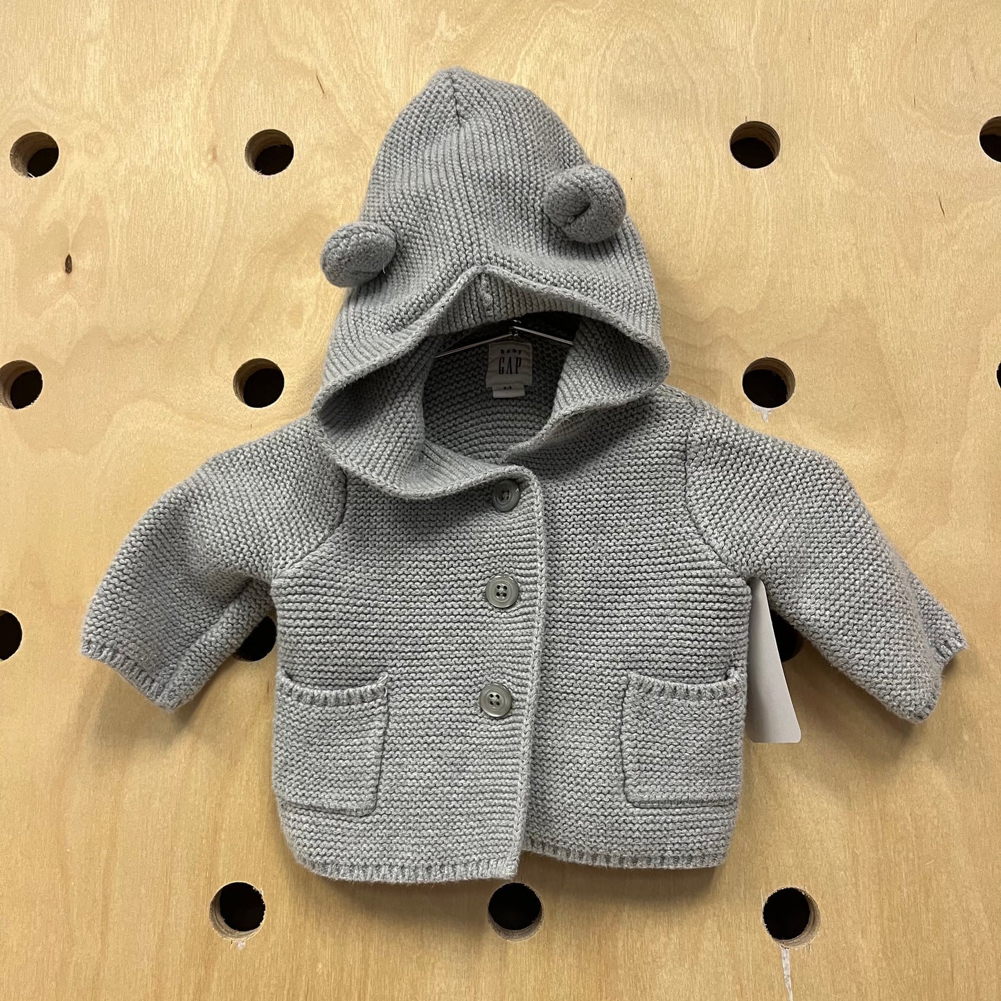 Grey Ears Knit Sweater