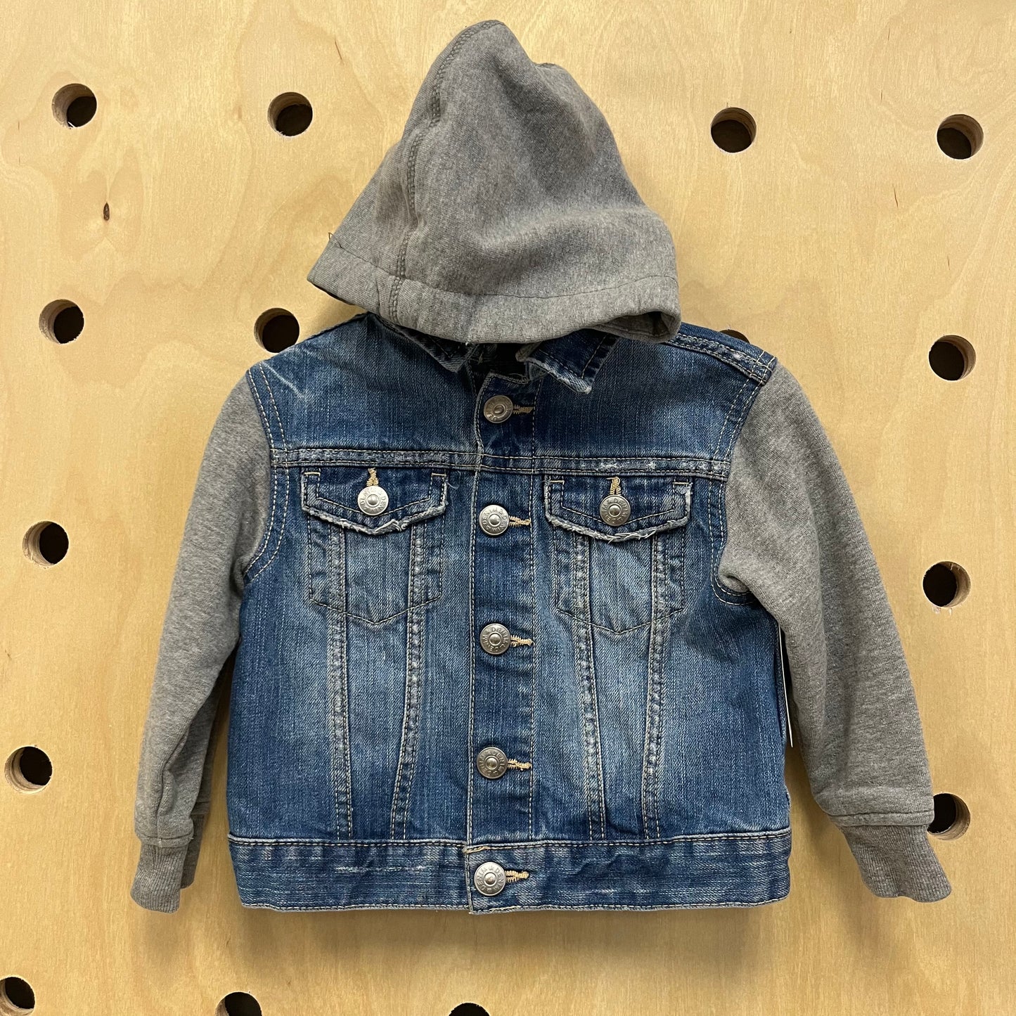 Hooded Denim Jacket