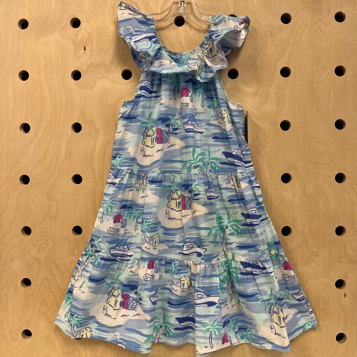 Blue Tropical Dress