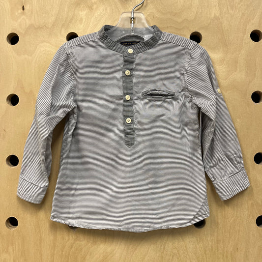 Grey Striped Shirt