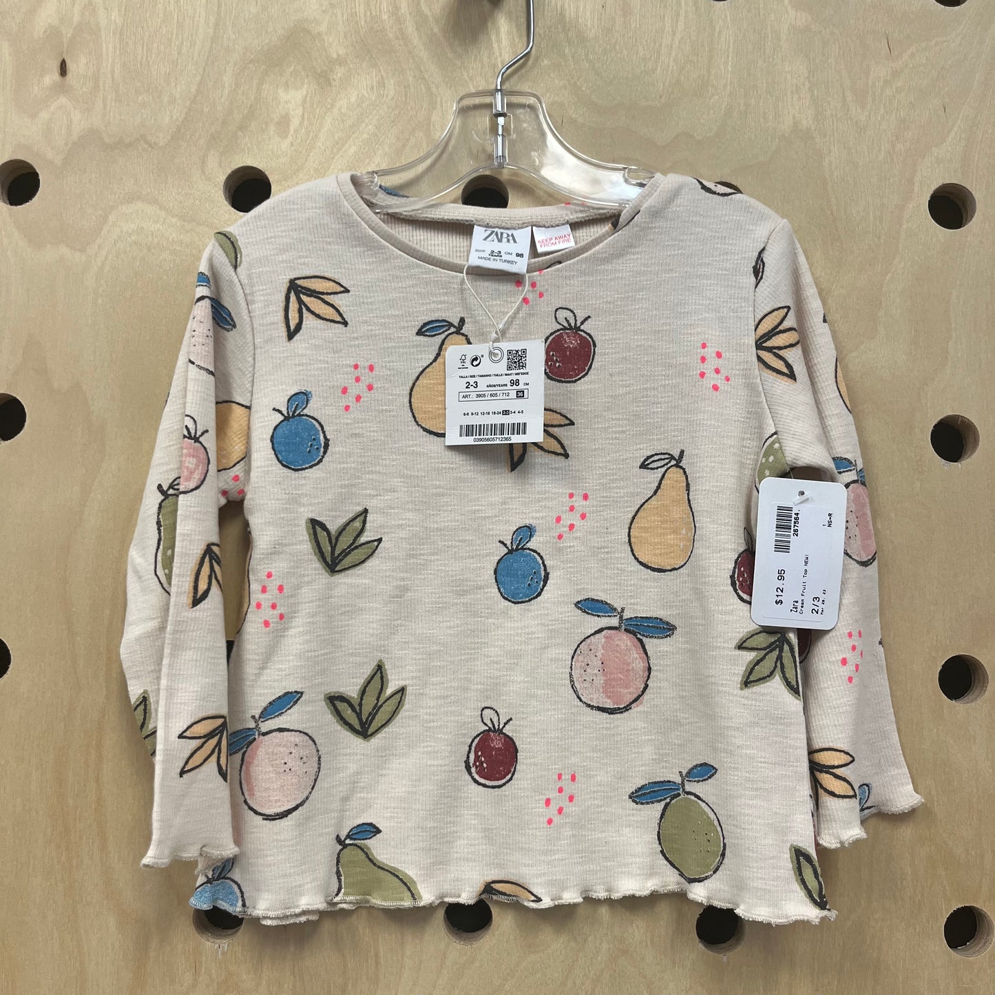 Cream Fruit Top NEW!
