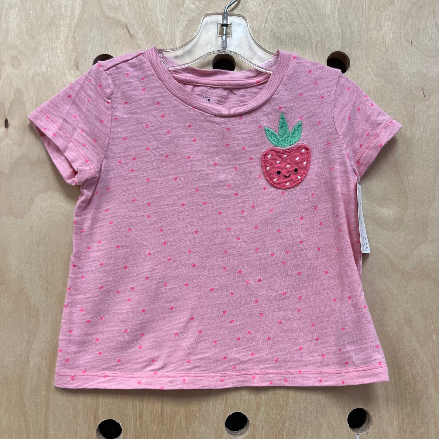 Pink Stars Strawberry Tee