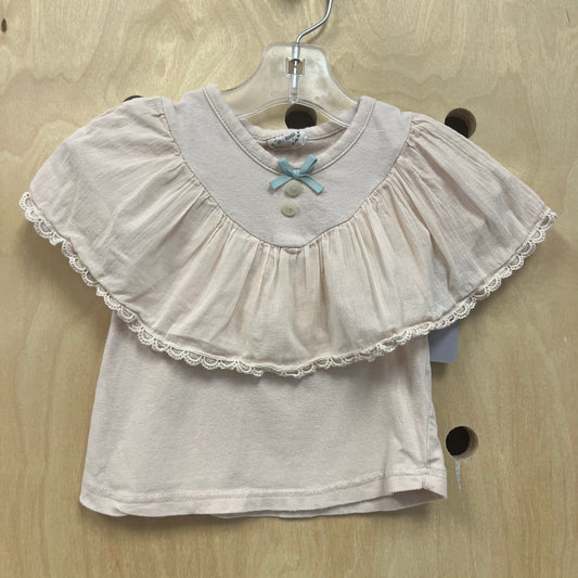 Beige Ruffle Top