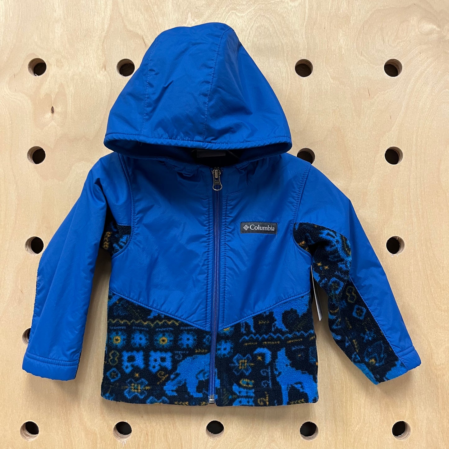 Blue & Black Fleece Jacket