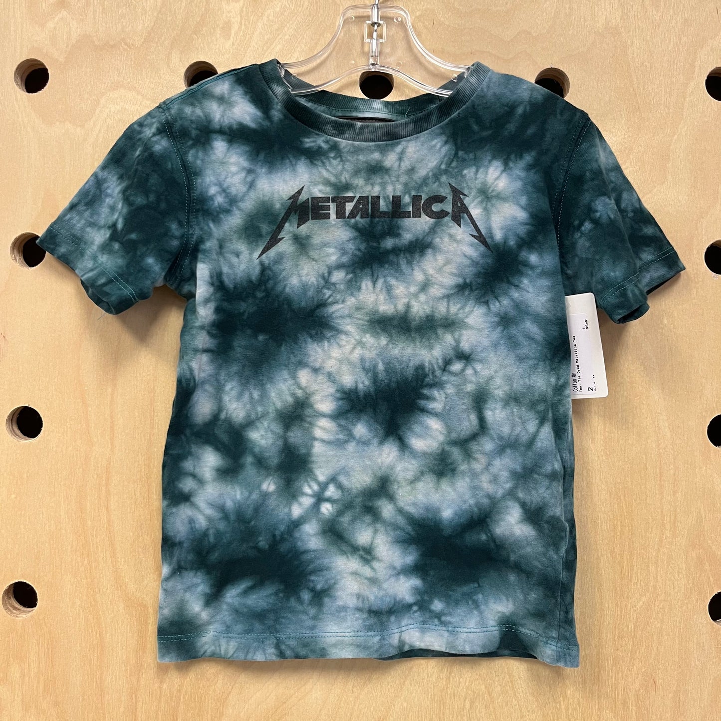 Teal Tie Dyed Metallica Tee