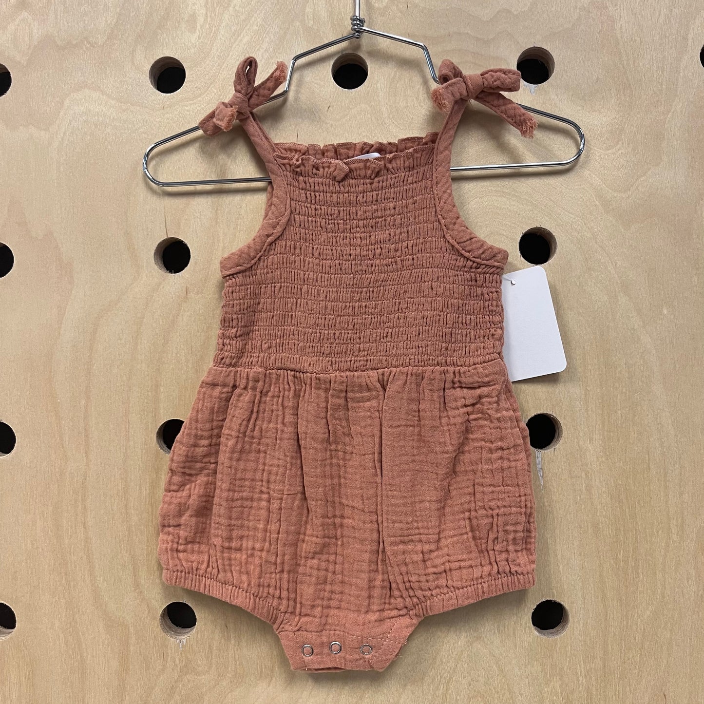 Terracotta Gauze Romper
