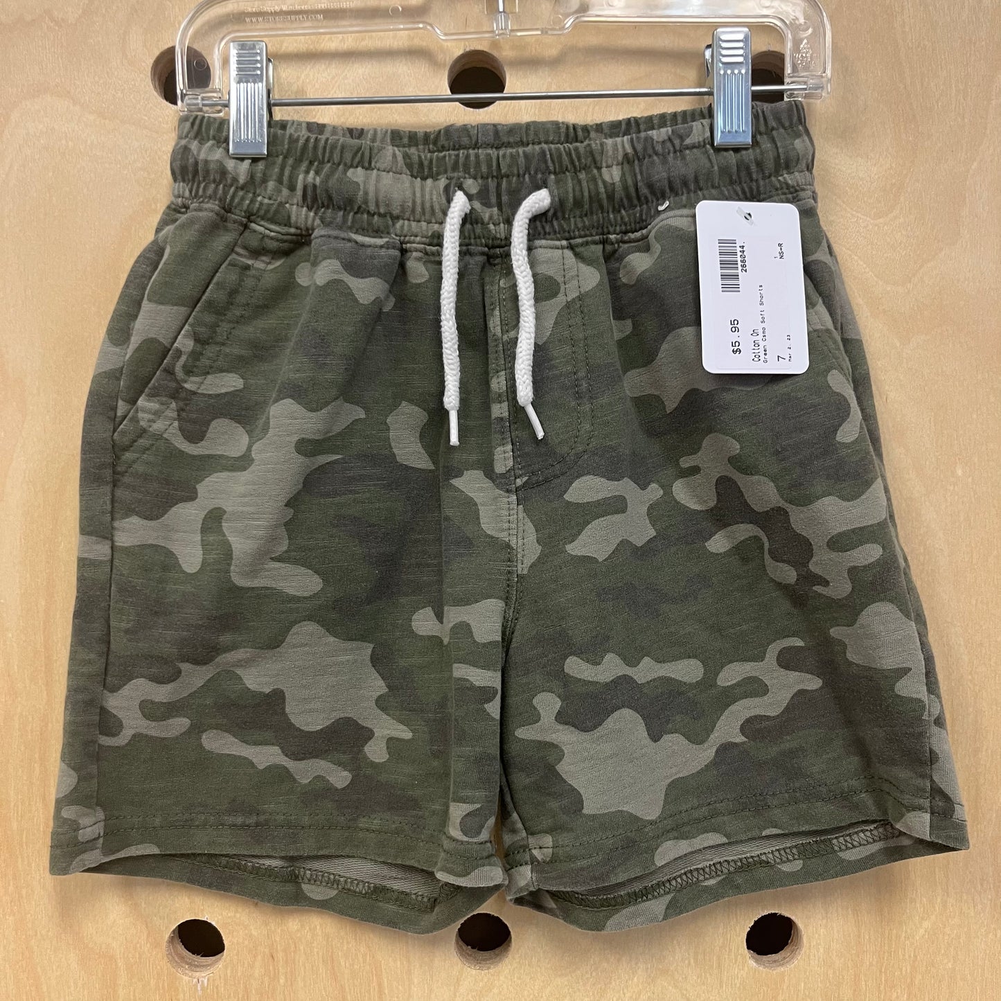 Green Camo Soft Shorts