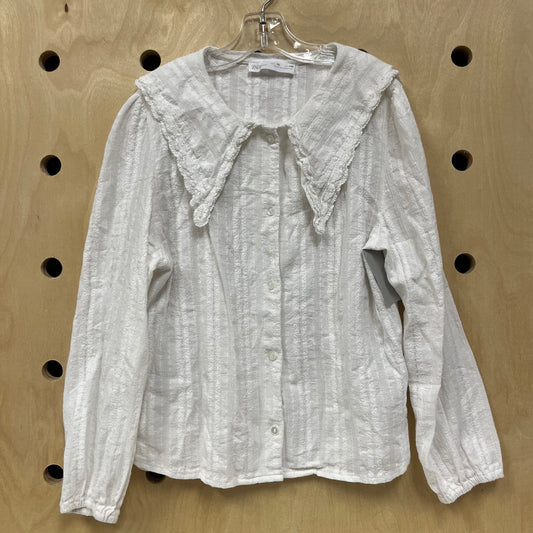 White Peasant Style Top