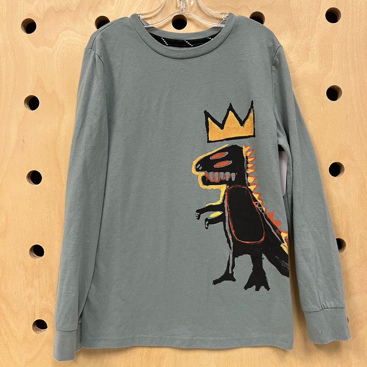 Dusty Blue T-Rex Long Sleeve