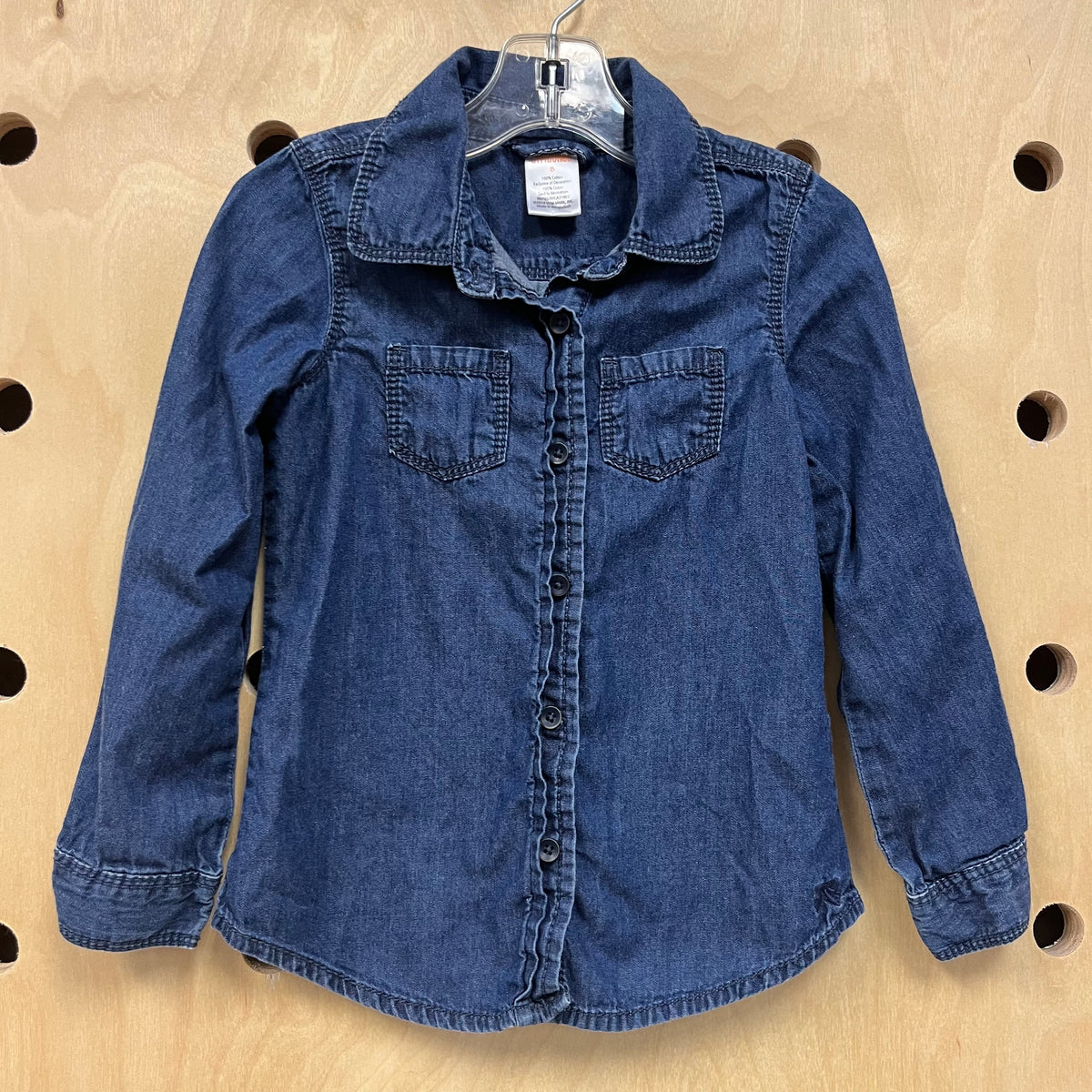 Medium Wash Denim Shirt