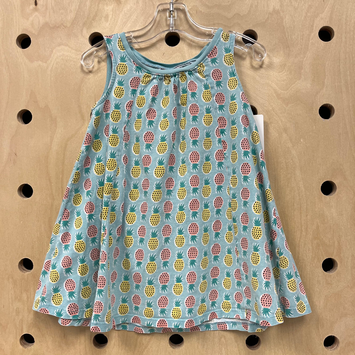 Teal Pineapples Dress