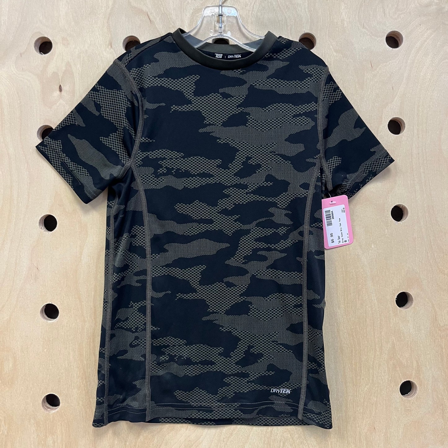 Grey Camo Dry Tek Tee