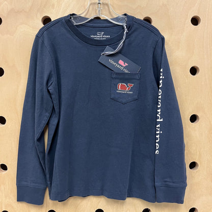 Blue Logo Pocket Tee NEW!