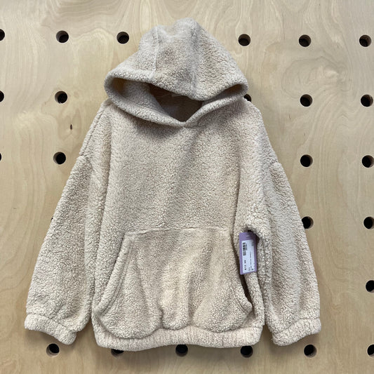 Cream Sherpa Hoodie