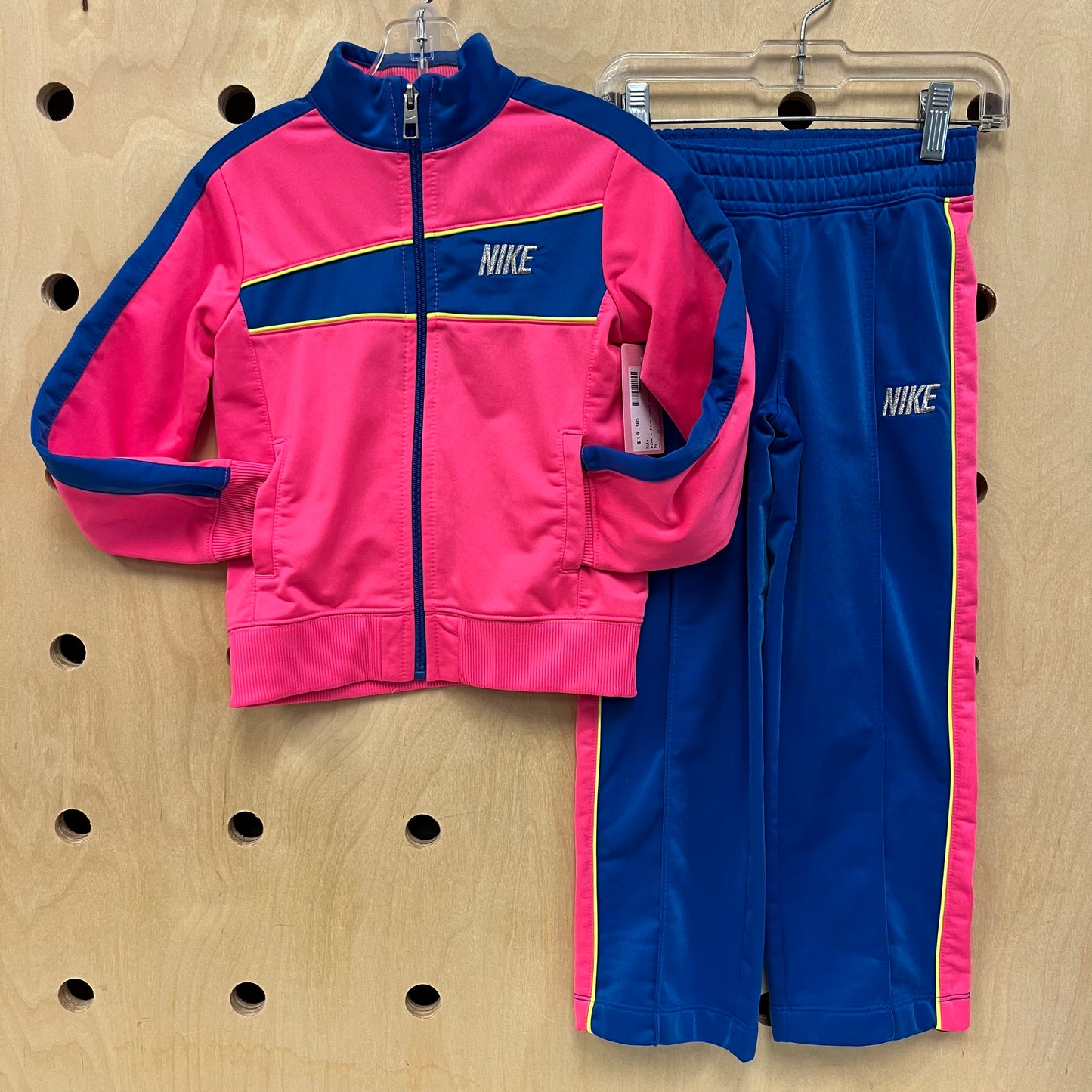 Pink + Blue Track Suit