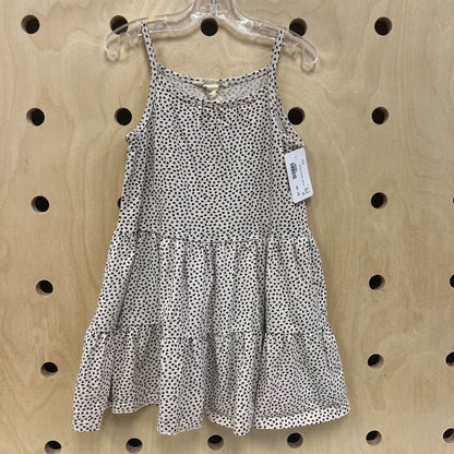 Cream + Black Hearts Dress