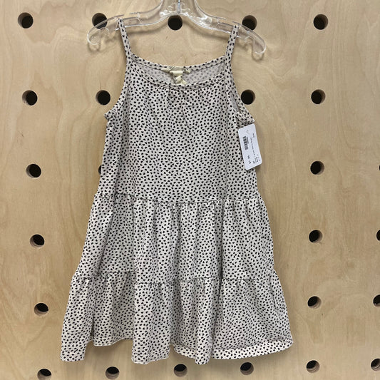 Cream + Black Hearts Dress