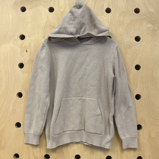 Beige Knit Hoodie Sweater