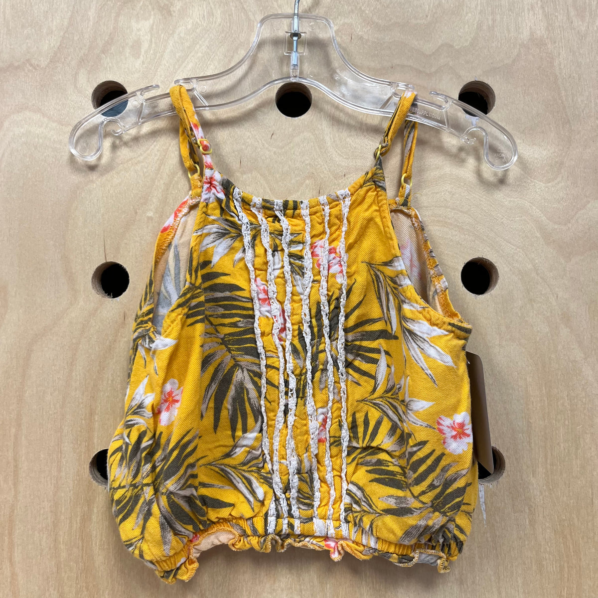 Yellow Palm Leaf Tank